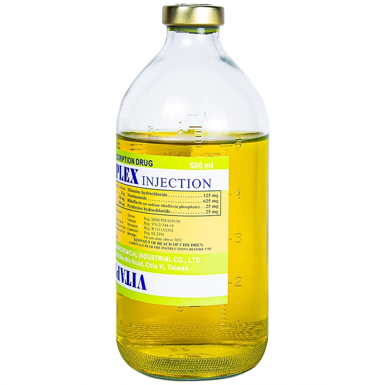 Vitaplex Injection 500ml bổ sung các vitamin nhóm B
