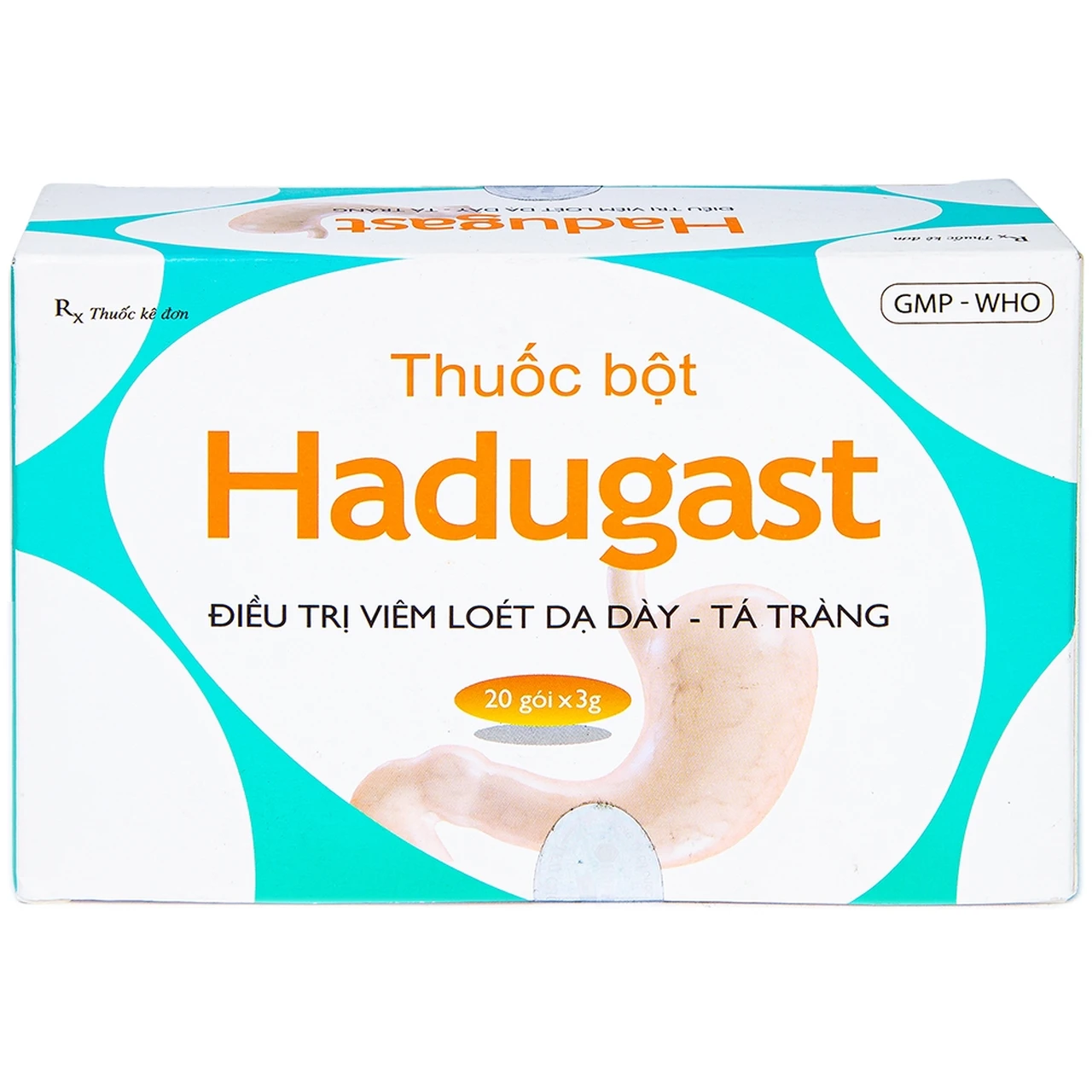 Thuốc bột Hadugast hỗ trợ điều trị viêm loét dạ dày - tá tràng