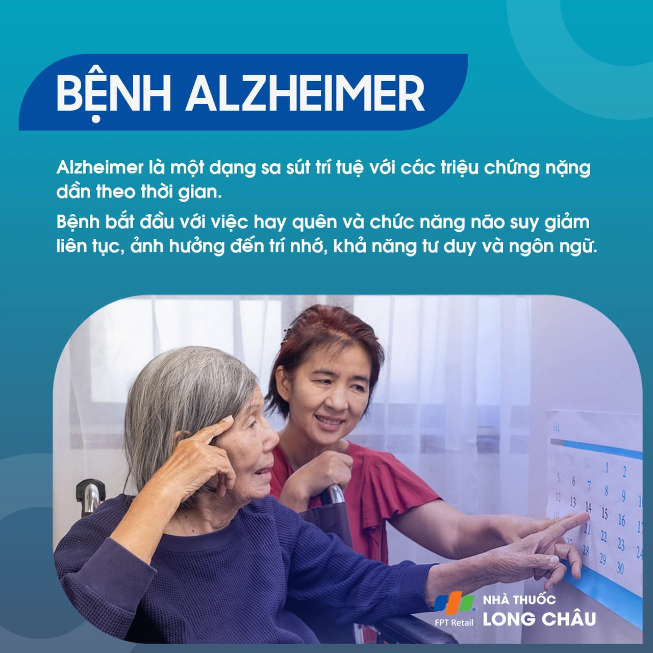 Bệnh Alzheimer's (AHLZ-high-merz) là một bệnh lý về não tác động đến trí nhớ, suy nghĩ và hành vi
