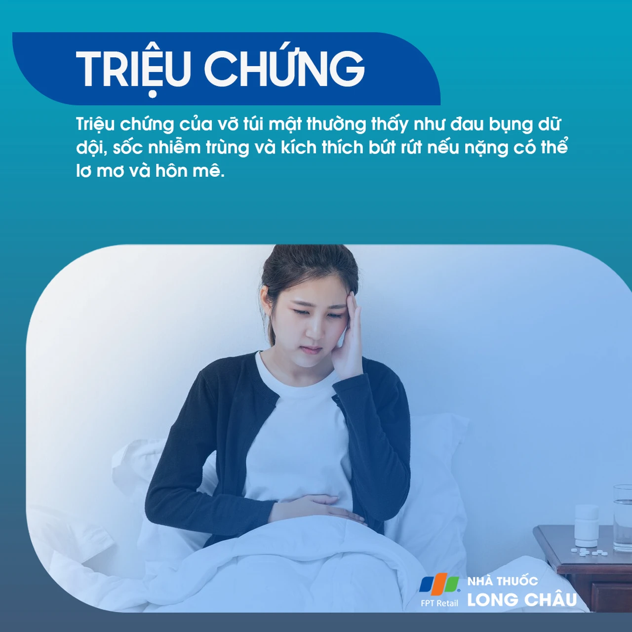 Các triệu chứng viêm túi mật thường xảy ra sau bữa ăn, đặc biệt là bữa ăn lớn hoặc nhiều chất béo.