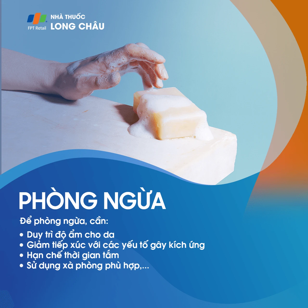 Phòng ngừa viêm da cơ địa bằng xà phòng dịu nhẹ và giữ ẩm da