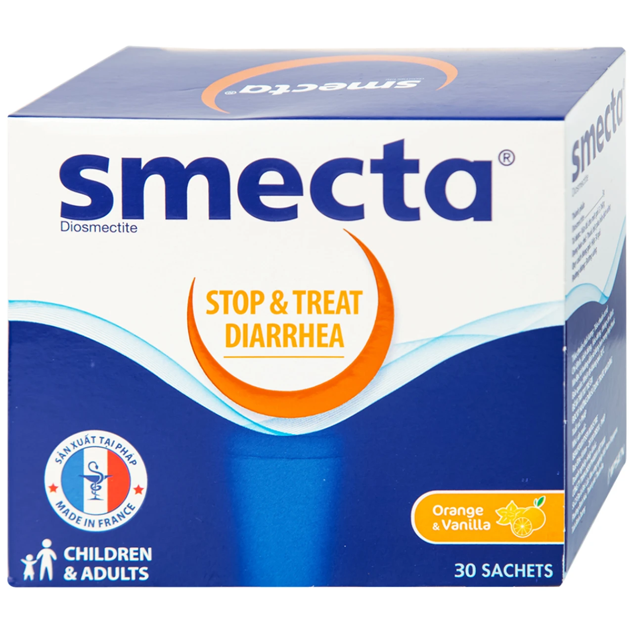 Thuốc Smecta 3g điều trị tiêu chảy (hộp 30 gói)