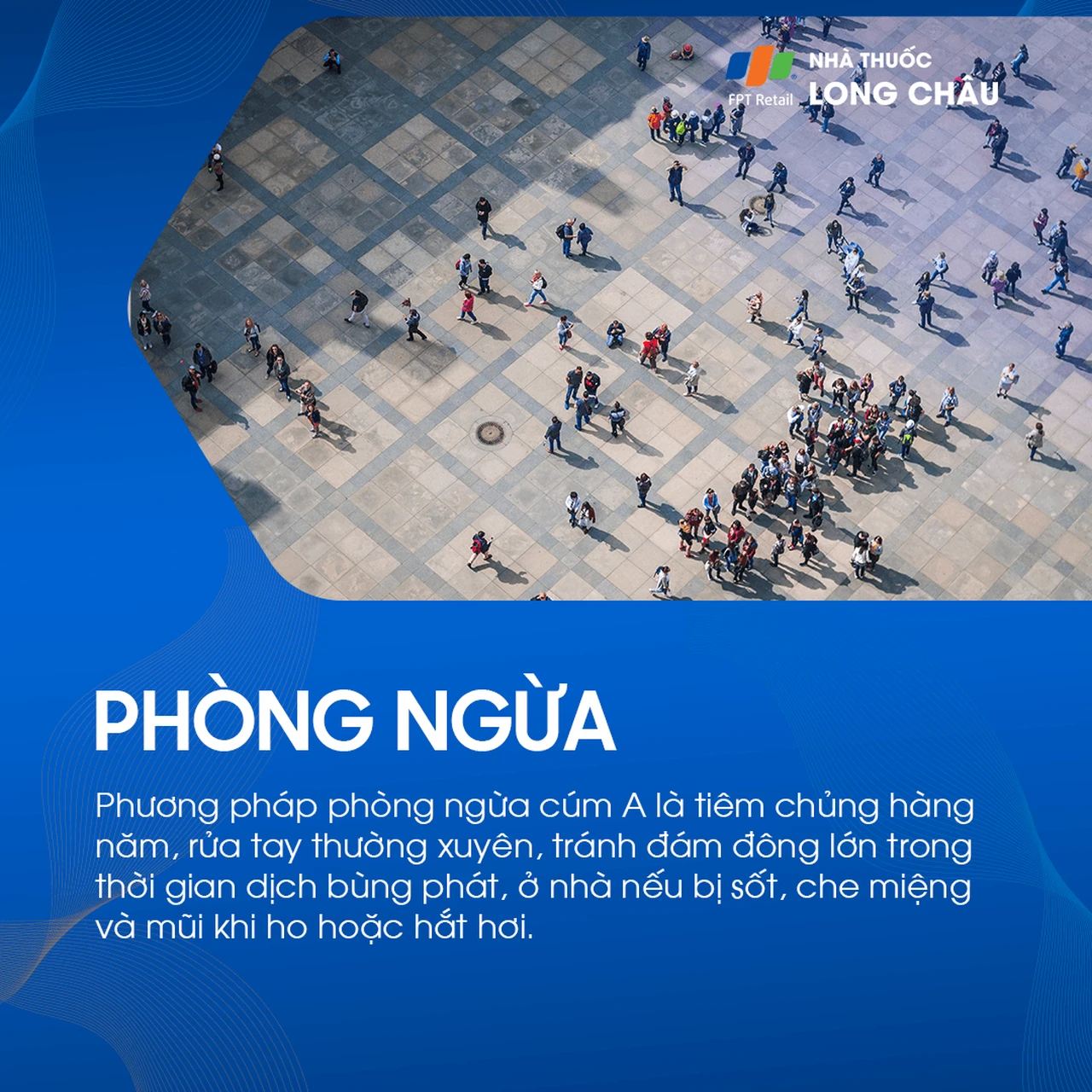 Phòng ngừa cúm A bằng tránh tụ tập nơi đông người