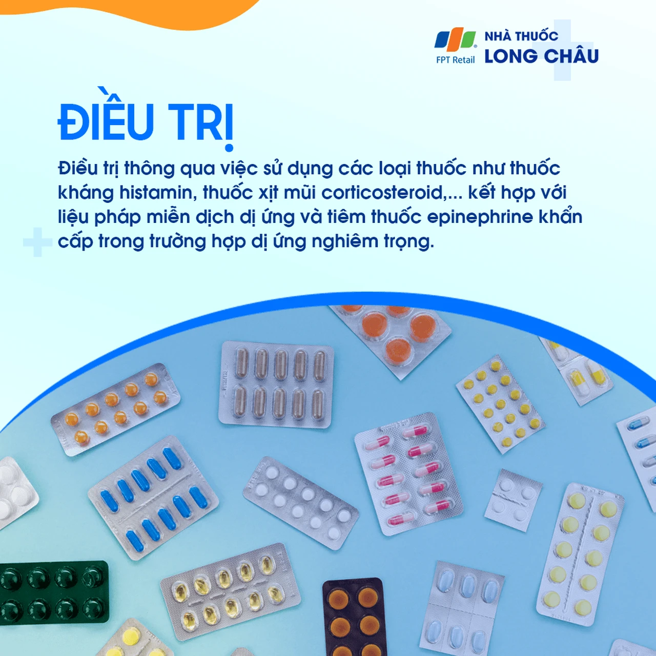 Điều trị dị ứng – Thuốc kháng histamin, corticosteroid, liệu pháp miễn dịch, epinephrine
