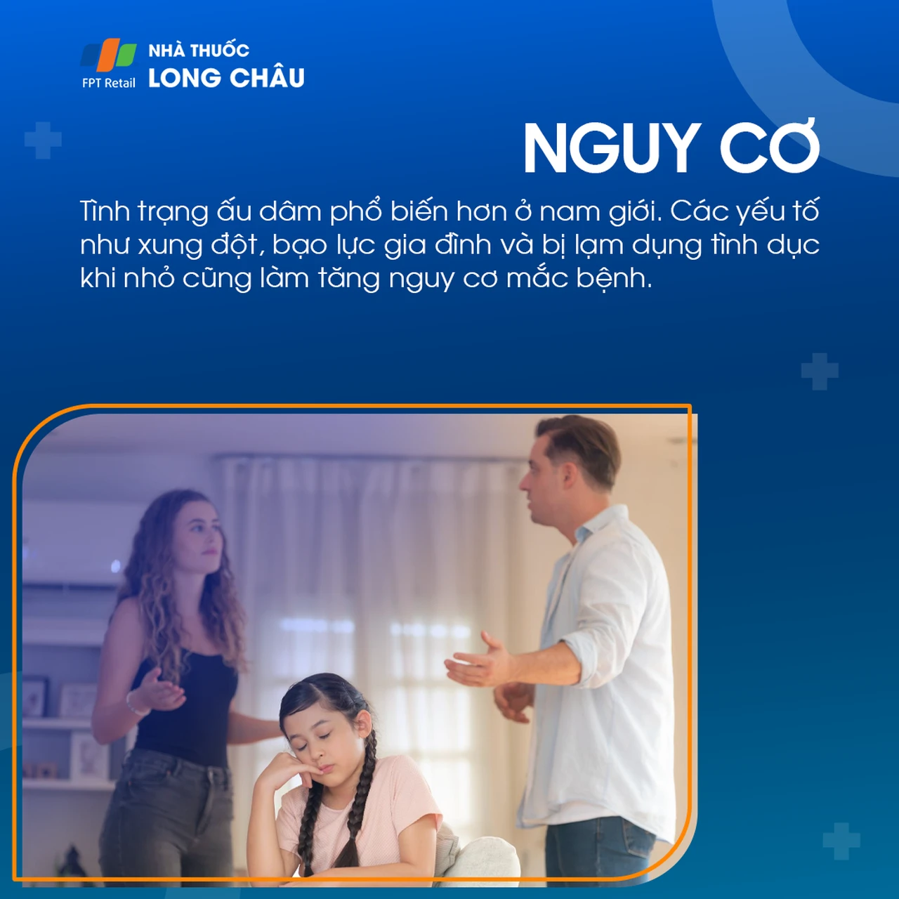 Nguy cơ mắc ấu dâm cao hơn ở nam giới, đặc biệt khi từng bị bạo lực hoặc lạm dụng thời nhỏ