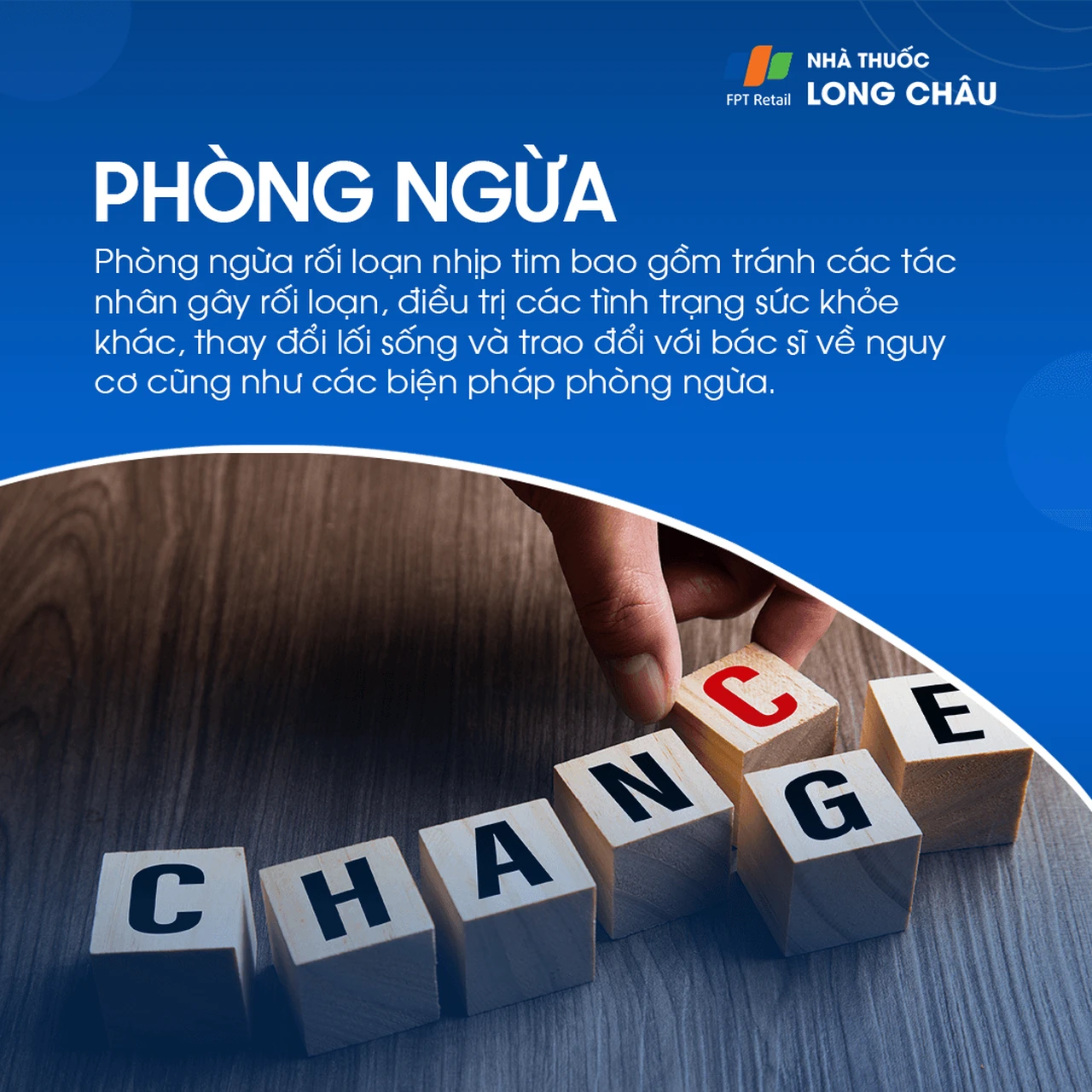 Phương pháp phòng ngừa rối loạn nhịp tim bao gồm duy trì lối sống lành mạnh