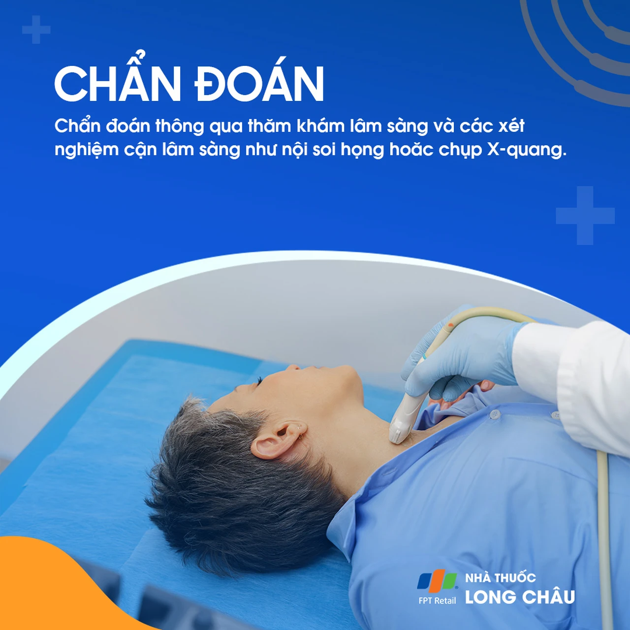 Chẩn đoán ung thư họng thông qua khám lâm sàng, nội soi hoặc chụp X-quang