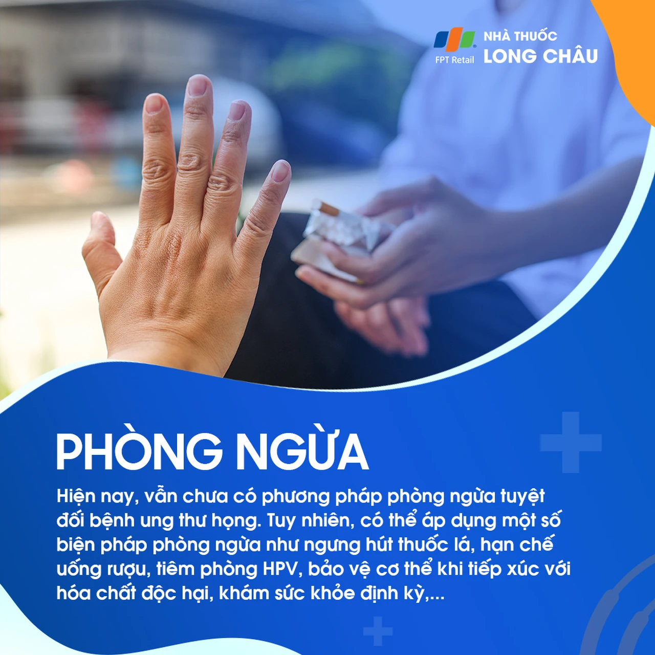 Phòng ngừa bằng cách ngưng hút thuốc, hạn chế rượu, tiêm phòng HPV, tránh hóa chất độc