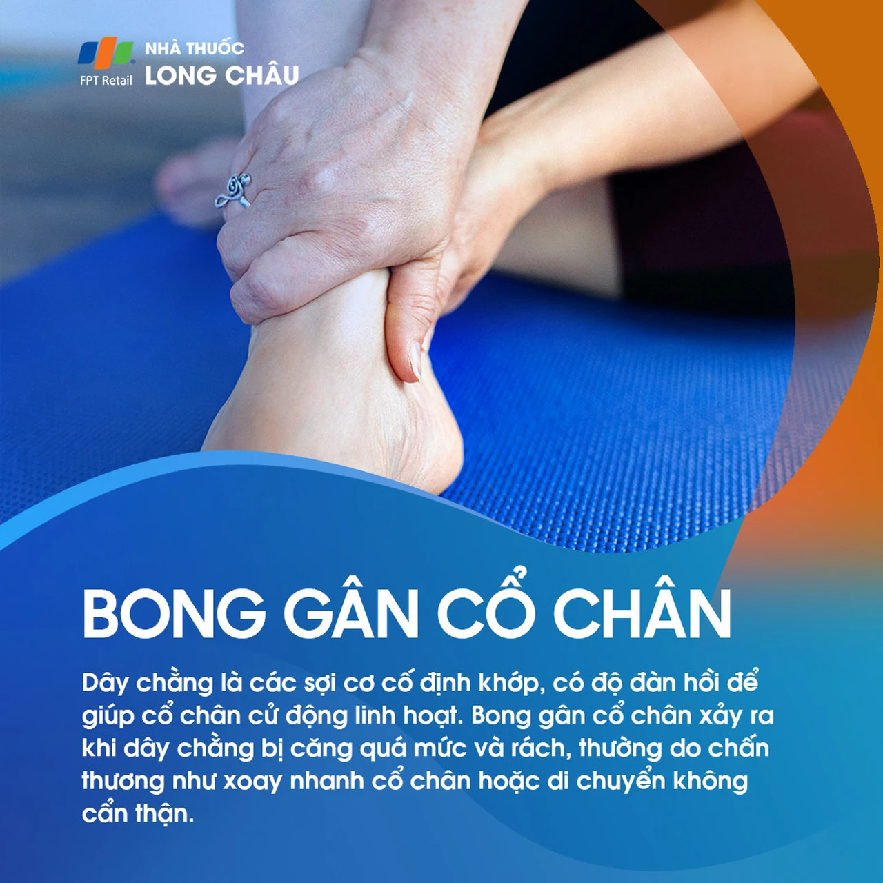 Bong gân cổ chân 1