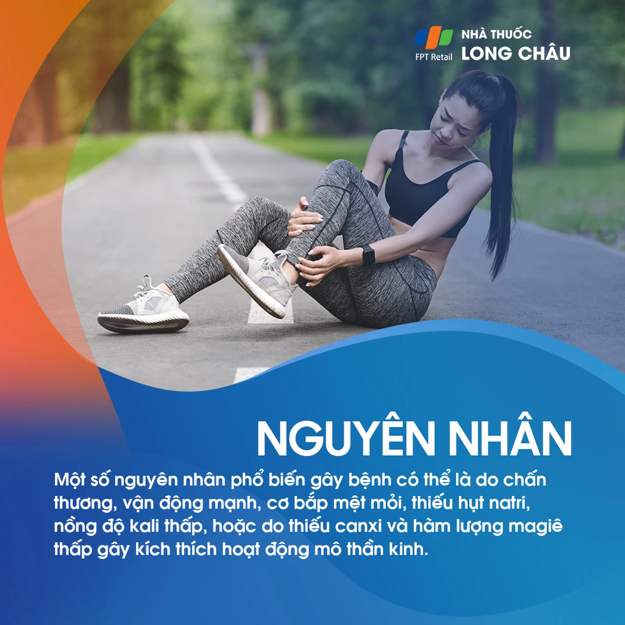 Gây ra bởi mất cân bằng điện giải, vận động quá sức hoặc thiếu chất