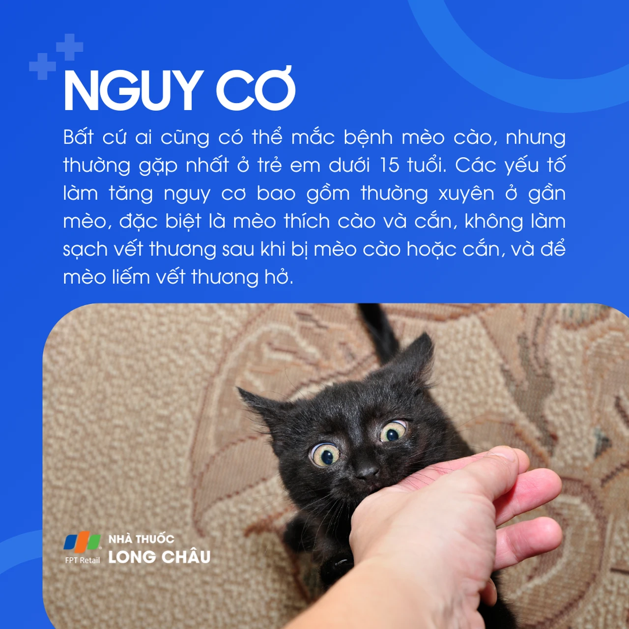 Bất kỳ ai đều có thể mắc, nhưng trẻ dưới 15 tuổi có nguy cơ cao hơn, đặc biệt nếu thường xuyên chơi với mèo mà không xử lý kỹ vết thương