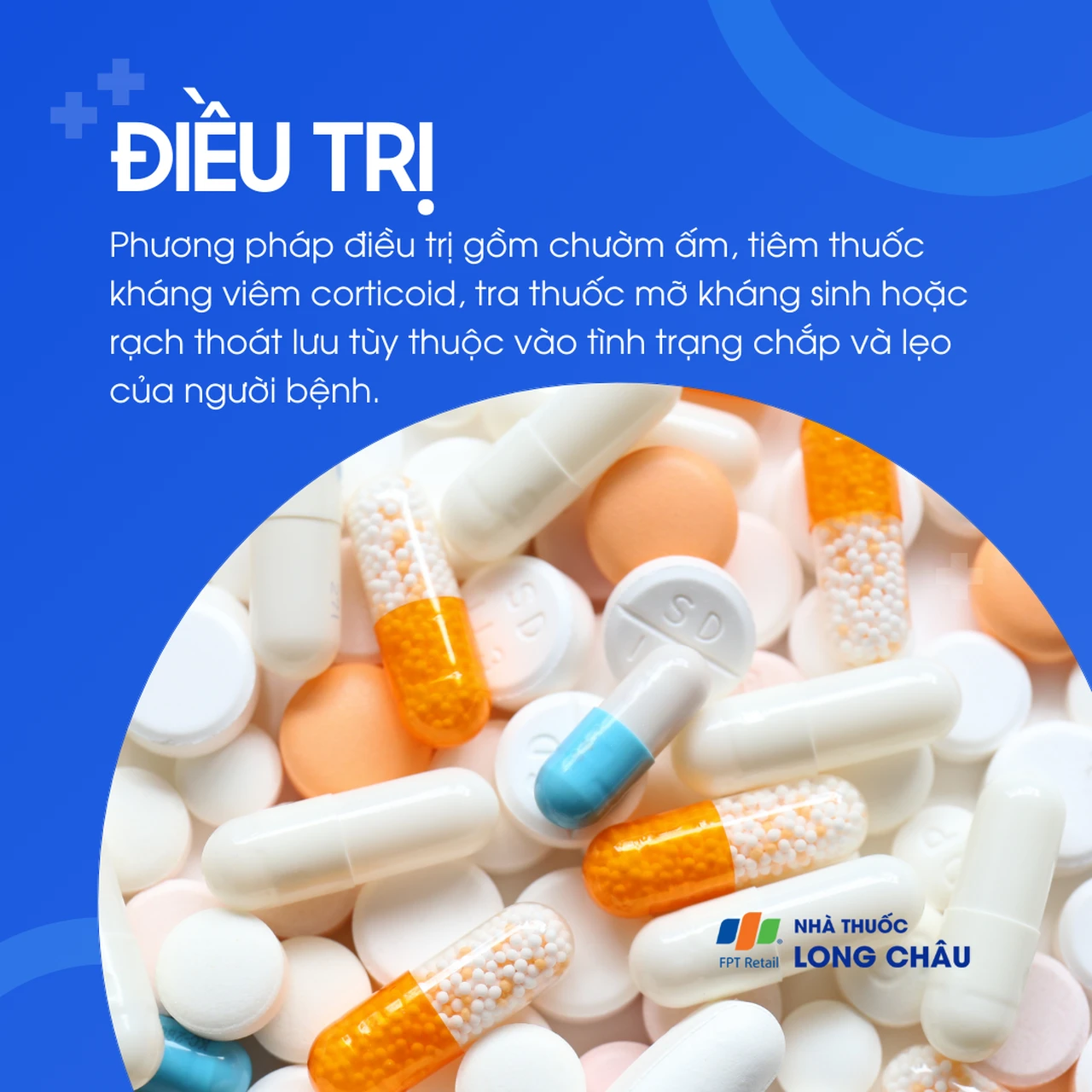 Điều trị bằng chườm ấm, thuốc kháng sinh, corticoid hoặc rạch mủ tùy mức độ tổn thương