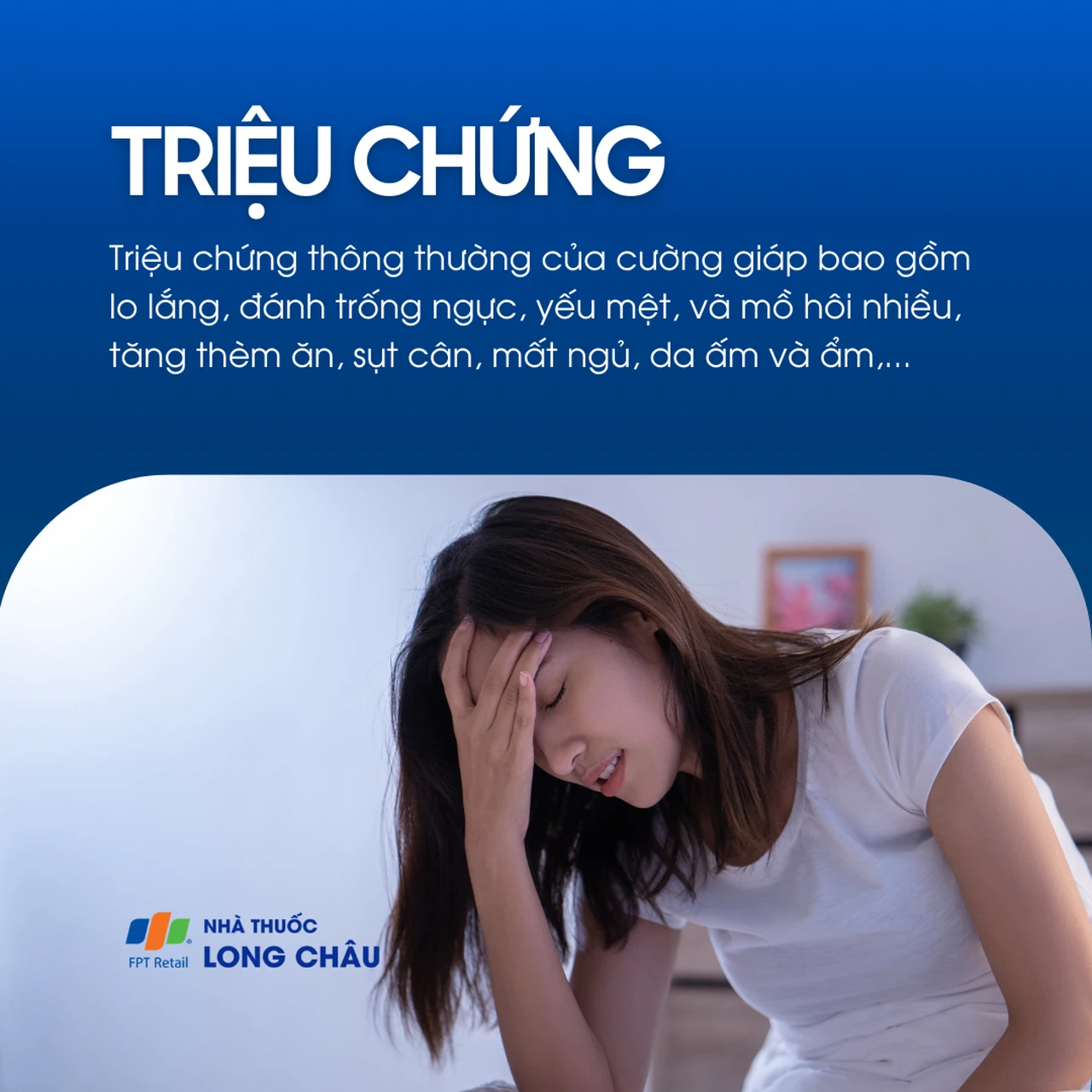 Lo âu, mệt mỏi, đổ mồ hôi, tim đập nhanh, sụt cân, mất ngủ,... có thể là dấu hiệu cường giáp