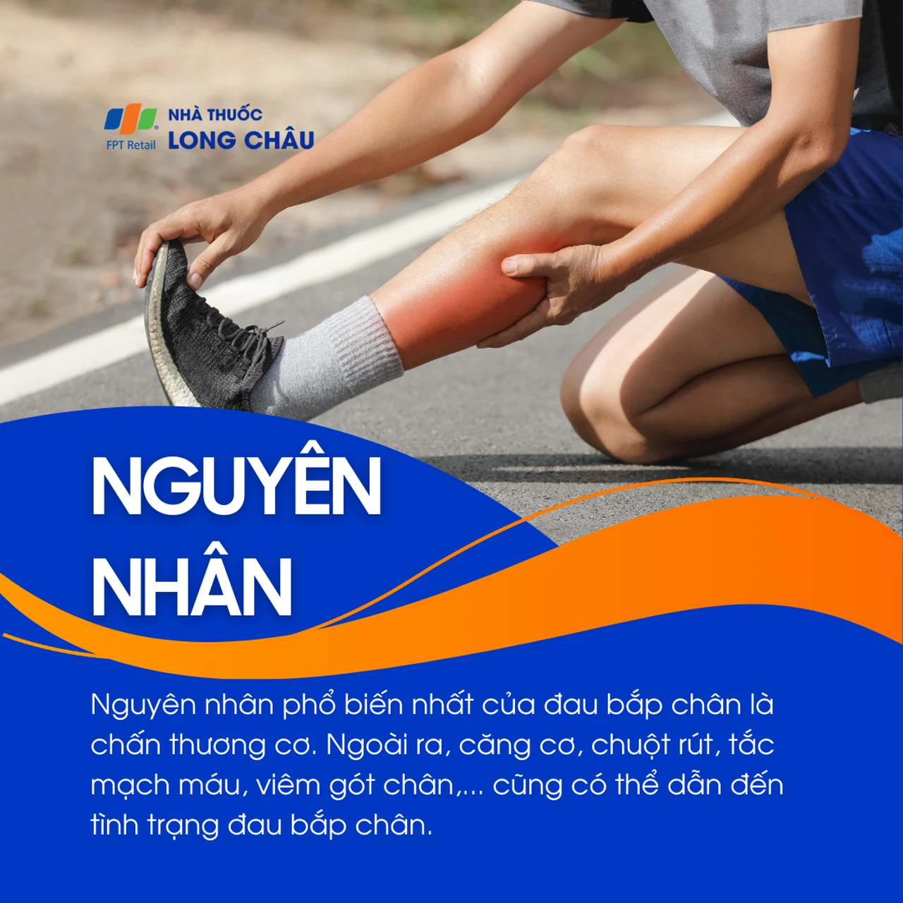 Nguyên nhân thường do chấn thương cơ, căng cơ, chuột rút, tắc mạch máu hoặc viêm gót chân