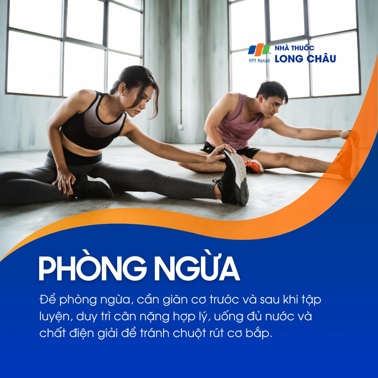 Giãn cơ trước và sau khi tập, duy trì cân nặng hợp lý, uống đủ nước và bổ sung chất điện giải