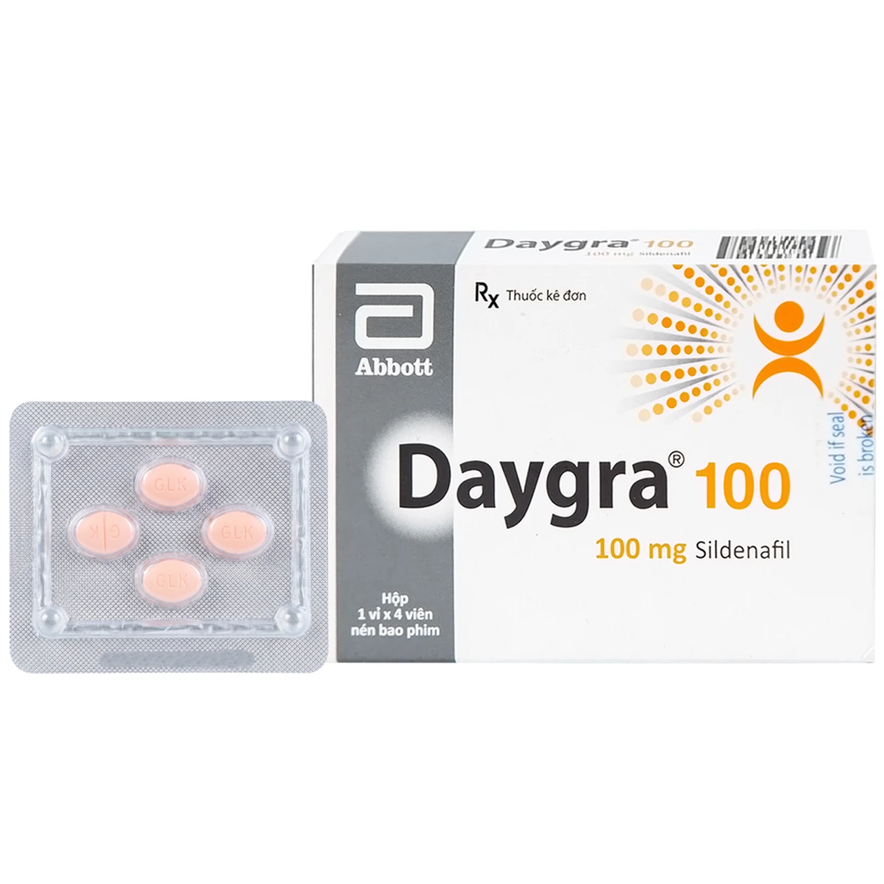 Daygra 100mg: Thuốc điều trị rối loạn cương dương