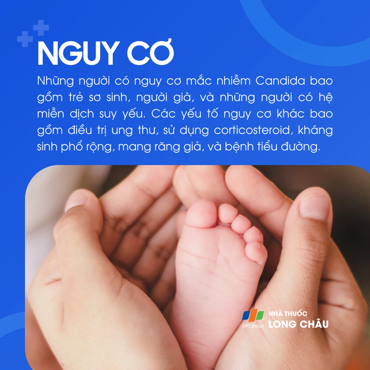 Người có nguy cơ cao bị Candida gồm trẻ sơ sinh, người già, người suy giảm miễn dịch, bệnh nhân ung thư, tiểu đường, dùng kháng sinh kéo dài