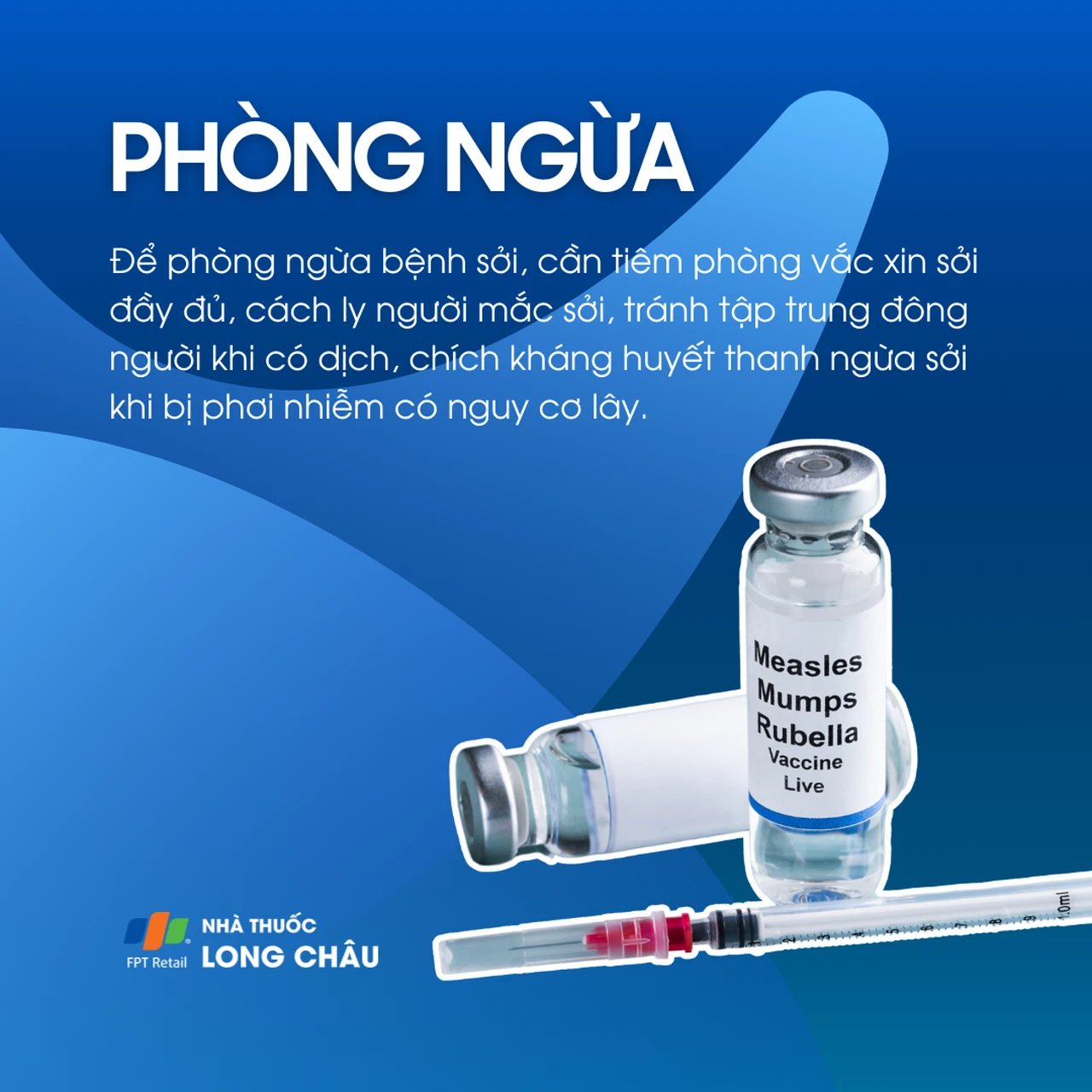 Phòng ngừa bệnh sởi bằng vắc xin MMR