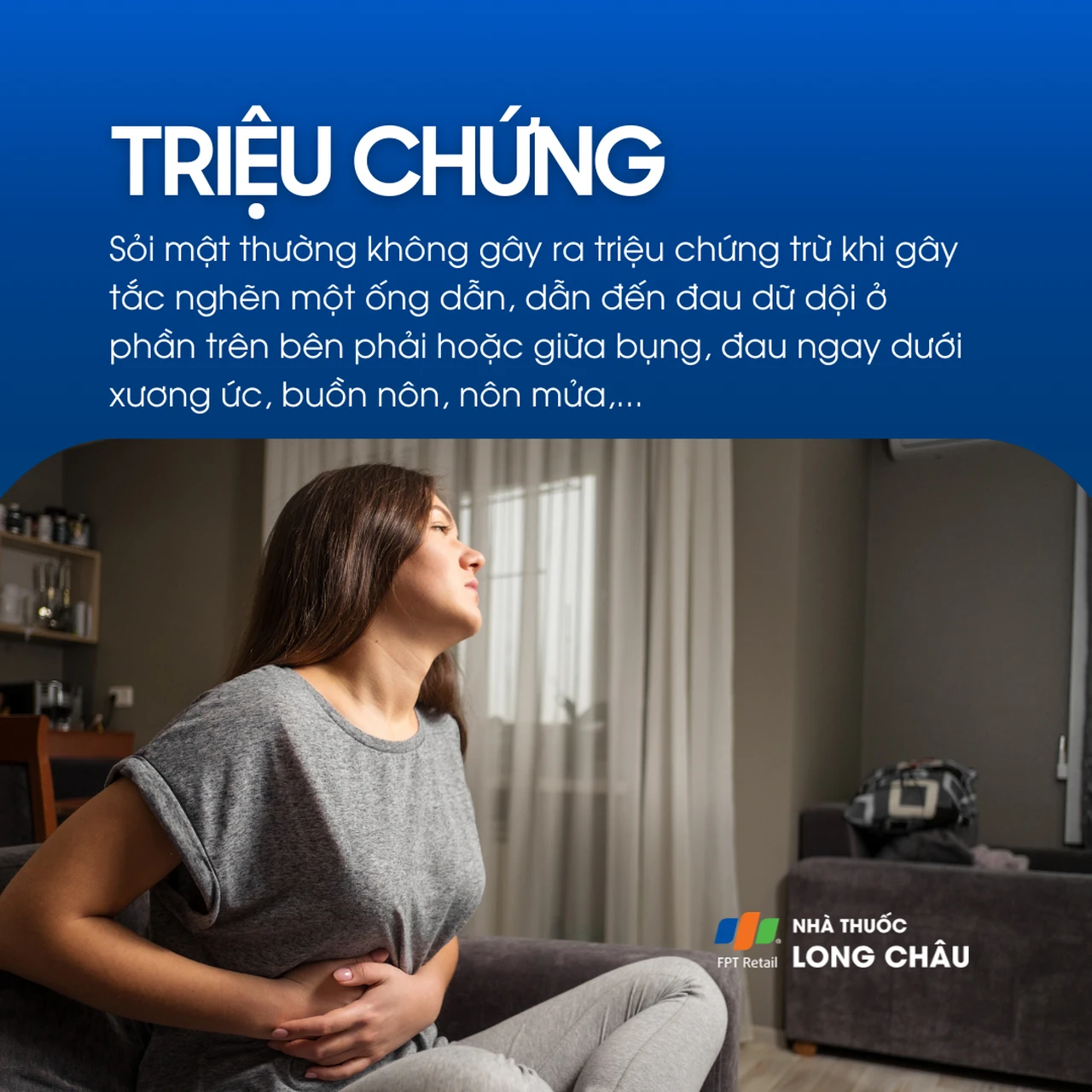 Sỏi túi mật thường không có triệu chứng hoặc triệu chứng mơ hồ