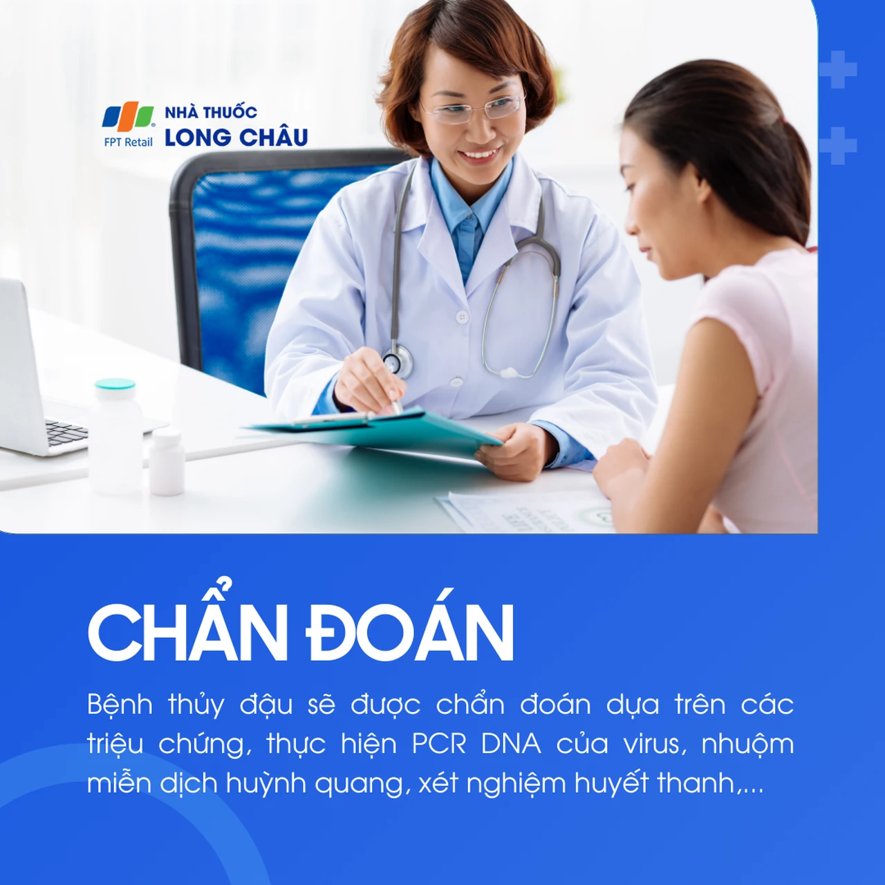 Chẩn đoán bệnh thủy đậu thông qua quan sát tổn thương da và các triệu chứng đặc trưng