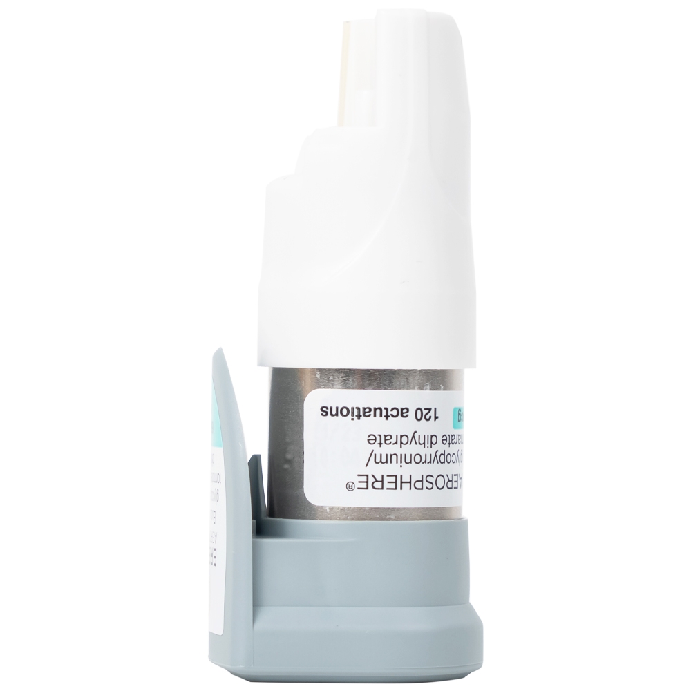 Hình ảnh Thuốc hít Breztri 160/7.2/5mcg Astrazeneca giảm co thắt phế quản cấp tính (120 liều)