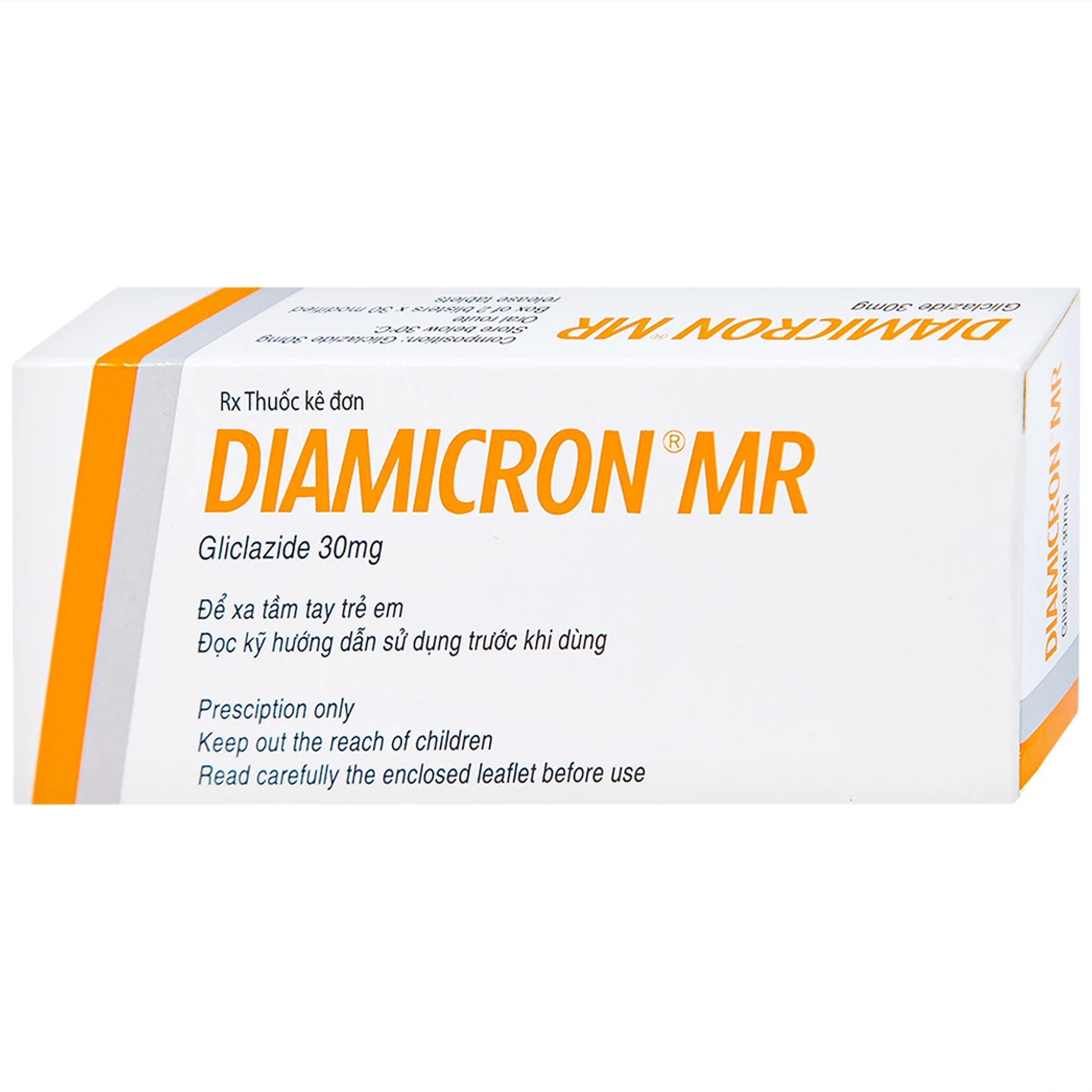 Diamicron MR 30mg - Điều trị đái tháo đường (2 vỉ x 30 viên)