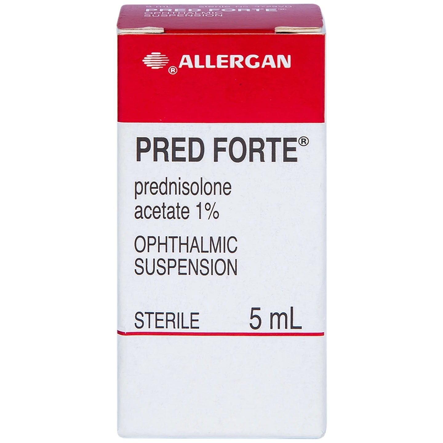 Thuốc nhỏ mắt Pred Forte 5ml trị viêm mi mắt, viêm giác mạc