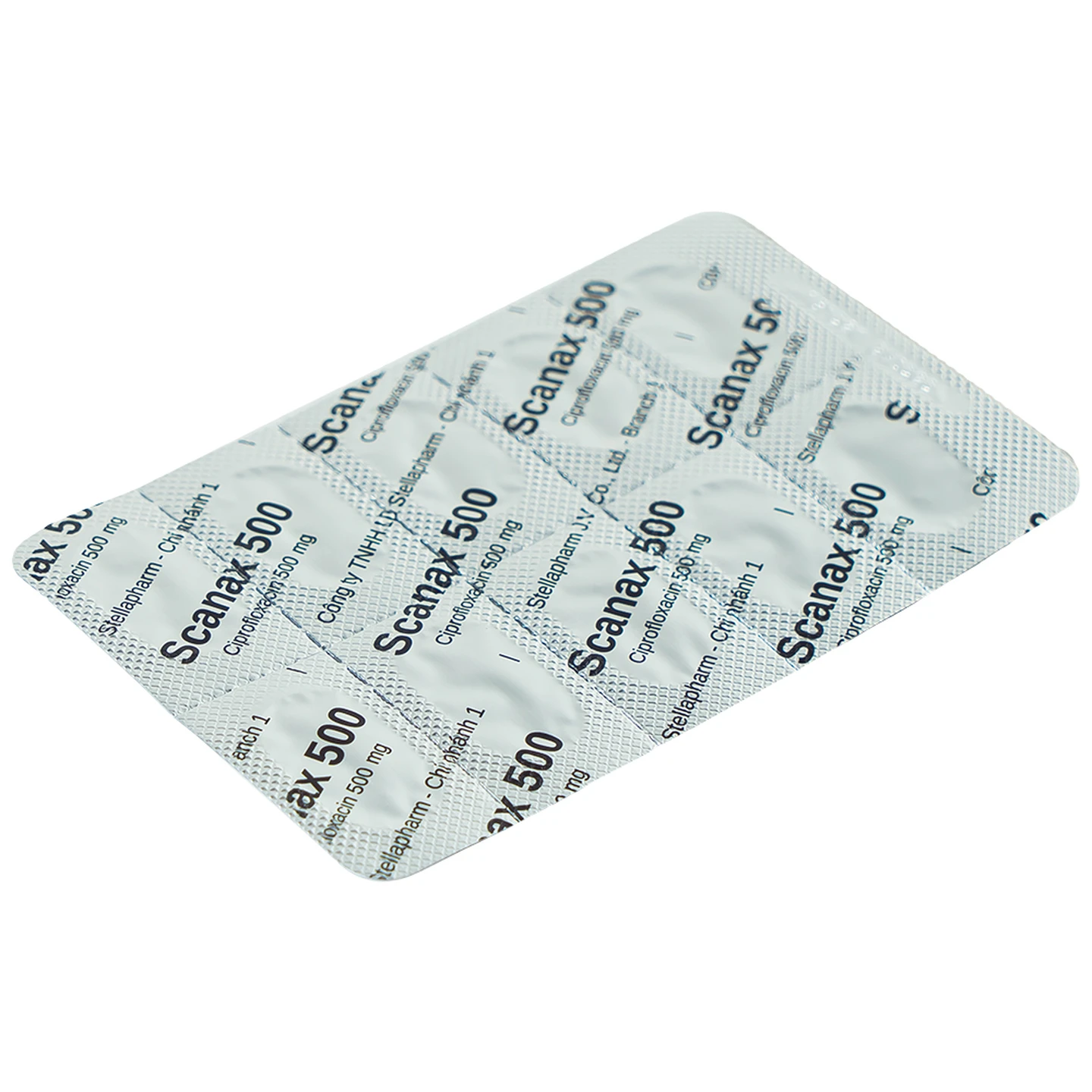 Thuốc Scanax 500mg Stella điều trị nhiễm khuẩn (50 viên)