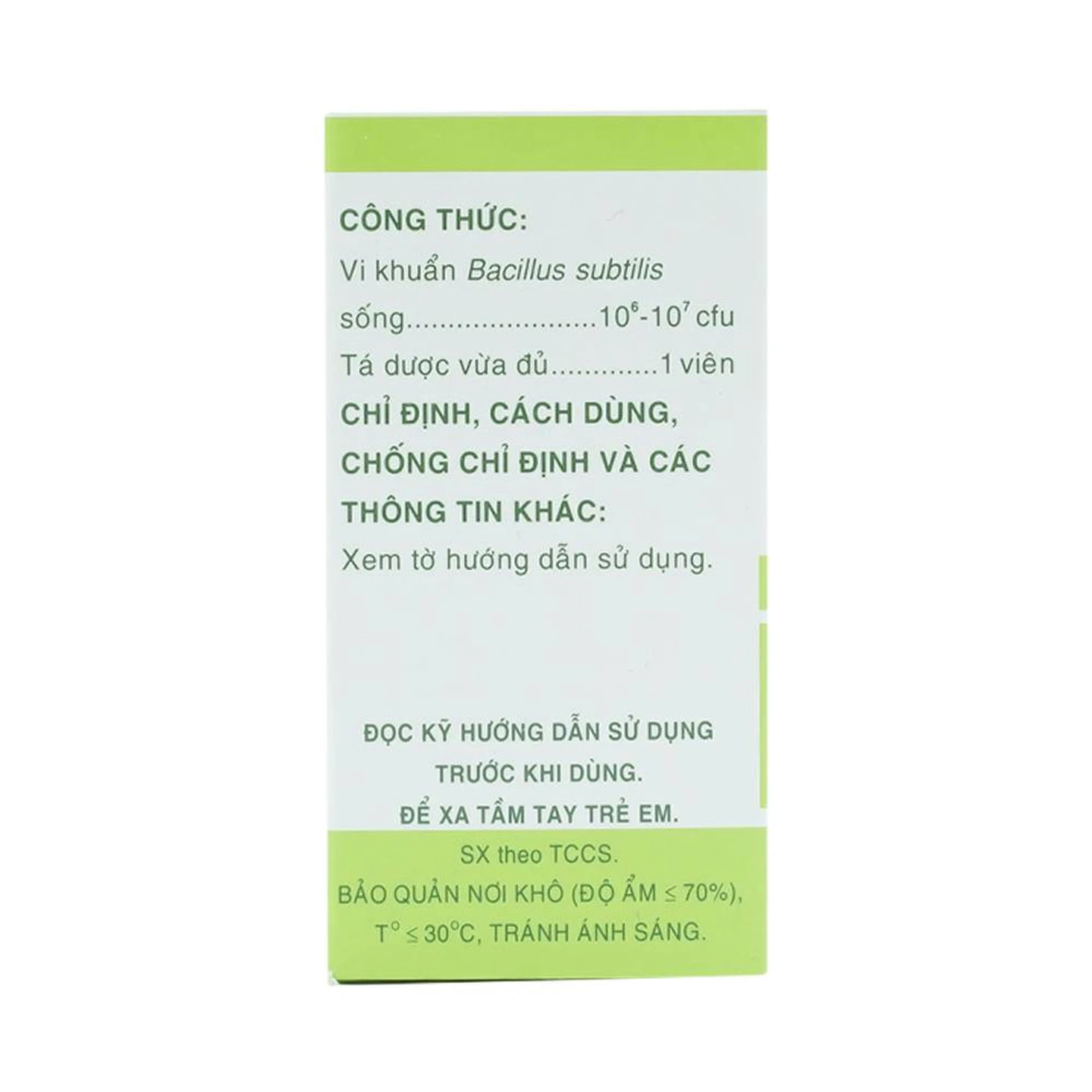 Thuốc Subtyl Mekophar điều trị tiêu chảy (20 viên)