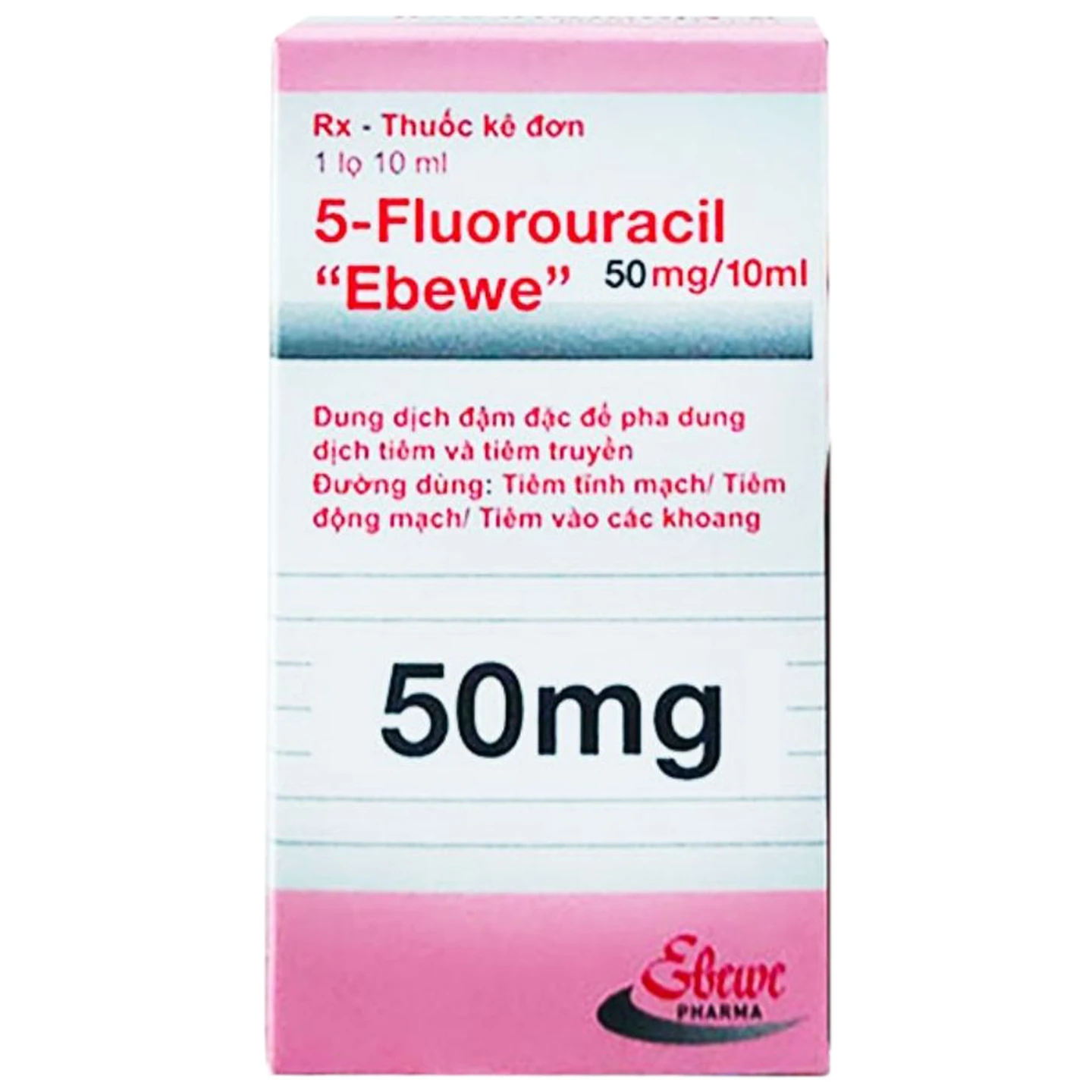 Thuốc 5-Fluorouracil 50mg Novartis điều trị giảm nhẹ trong nhiều loại ...