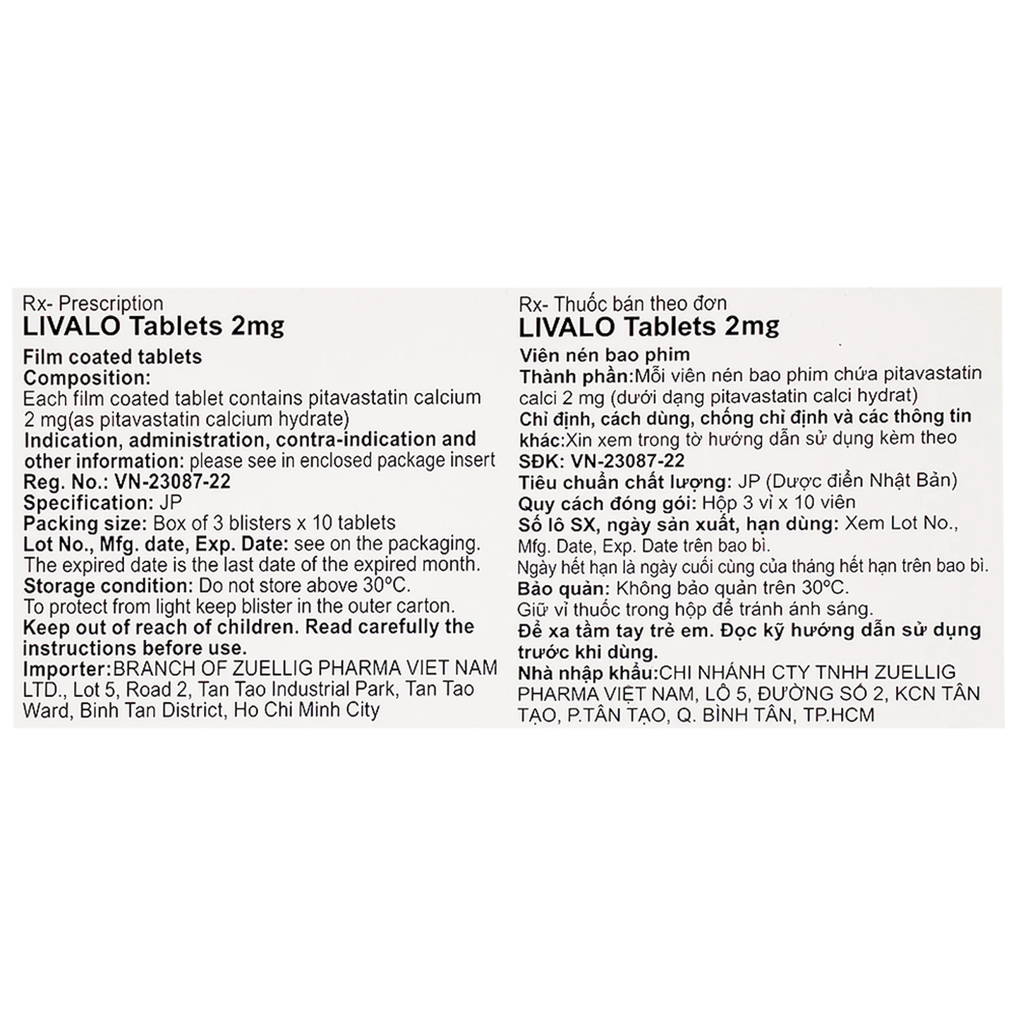 Thuốc Livalo 2mg Kowa trị tăng lipid máu nguyên (30 viên)
