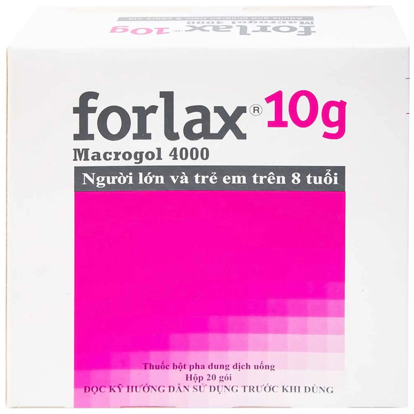 Thuốc Forlax 10g cách dùng như thế nào?