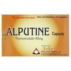 Thuốc Alputine 80mg Arlico hỗ trợ điều trị nhiễm khuẩn hô hấp, viêm mũi dị ứng (6 vỉ x 10 viên)