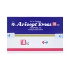 Thuốc Aricept Evess 10mg Eisai điều trị triệu chứng bệnh alzheimer (2 vỉ x 14 viên)