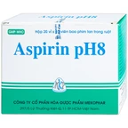 Thuốc Aspirin pH8 Mekophar giảm cơn đau nhẹ và vừa, hạ sốt (20 vỉ x 10 viên)