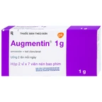 Thuốc Augmentin 1g GSK điều trị nhiễm khuẩn (2 vỉ x 7 viên)