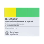 Thuốc tiêm Buscopan Boehringer điều trị co thắt dạ dày, ruột (2 vỉ x 5 ống)