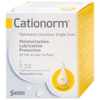 Nhũ tương nhỏ mắt Cationorm Santen dưỡng ẩm, bôi trơn, bảo vệ bề mặt mắt (30 ống x 0,4ml) 