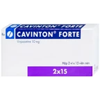 Thuốc Cavinton Forte 10mg Gedeon điều trị rối loạn tuần hoàn máu não (2 vỉ x 15 viên)