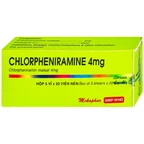 Thuốc Chlorpheniramine 4mg Mekophar điều trị viêm mũi dị ứng mùa và quanh năm (5 vỉ x 20 viên)