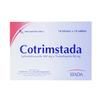 Thuốc Cotrimstada Stada điều trị nhiễm khuẩn (10 vỉ x 10 viên)