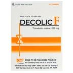 Thuốc Decolic F điều trị triệu chứng đau do rối loạn chức năng đường tiêu hóa và ống mật (10 vỉ x 10 viên)