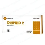 Thuốc Diaprid 2 Pymepharco điều trị đái tháo đường típ 2 (2 vỉ x 15 viên)