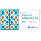 Thuốc Entecavir Stella 0.5mg điều trị viêm gan B mạn tính (3 vỉ x 10 viên)