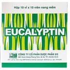 Thuốc Eucalyptin Dược 3/2 sát trùng đường hô hấp (10 vỉ x 10 viên)