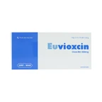 Thuốc Euvioxcin 500mg Hà Tây điều trị nhiễm khuẩn đường hô hấp (2 vỉ x 10 viên)