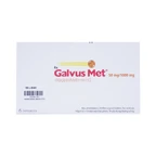 Thuốc Galvus Met 50mg/1000mg Novartis hỗ trợ điều trị đái tháo đường típ 2 (6 vỉ x 10 viên)