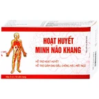 Viên uống Hoạt Huyết Minh Não Khang hỗ trợ hoạt huyết, giảm đau đầu, chóng mặt, mất ngủ (3 vỉ x 10 viên)