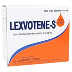 Dung dịch Lexvotene-S 0.5mg/mL Kolmar Korea điều trị viêm mũi dị ứng, hắt hơi, chảy nước mũi (30 gói x 10ml)