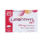 Thuốc Lipanthyl NT 145mg Abbott hỗ trợ giảm cholesterol máu và tiến triển bệnh võng mạc đái tháo đường (3 vỉ x 10 viên)